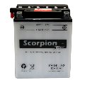YB14L-A2 Scorpion 12v 190 CCA Motorcycle Wet Battery with Acid Pack