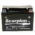 YT6.5L Scorpion 12v 80 CCA AGM Scooter & Motorcycle Battery