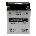 YB14A-A2 Scorpion 12v 190 CCA Power Sport Wet Battery with Acid Pack